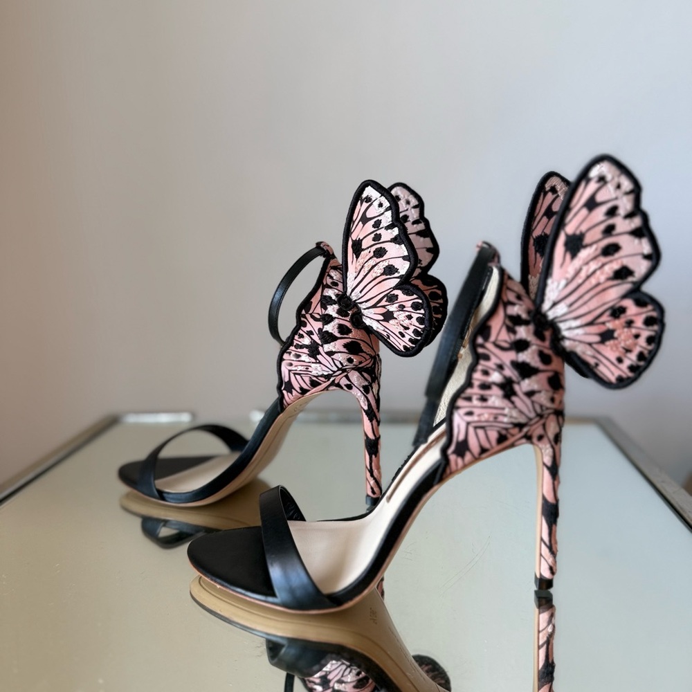 Like new Sophia Webster Chiara Butterfly High Heel Sandals - Picture 6 of 13